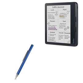 BoxWave Stylus Pen Compatible with Kobo Libra Colour - FineTouch Capacitive Stylus, Super Precise Stylus Pen - Lunar Blue