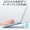 Sanwa Direct 100-CR012 Laptop Stand, Compatible with 11-15.6 Models, Steel,