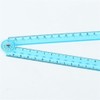 3 Pcs Folding Ruler Clear Ruler Soft Ruler for School