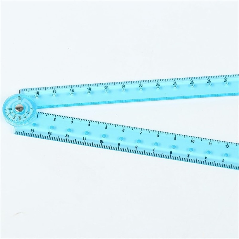 3 Pcs Folding Ruler Clear Ruler Soft Ruler for School