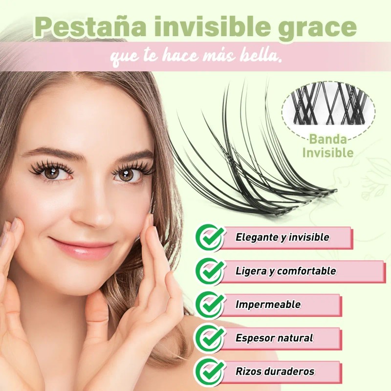 Kit De Extensiones De Pestañas Raíces Invisibles Venus 8-18