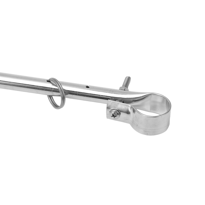 Boat Flag Pole Beautiful Practical Polishing Stainless Steel Rail Mount