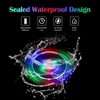 Pack of 8 LED Coasters, Colourful LED Coasters, Luminous with