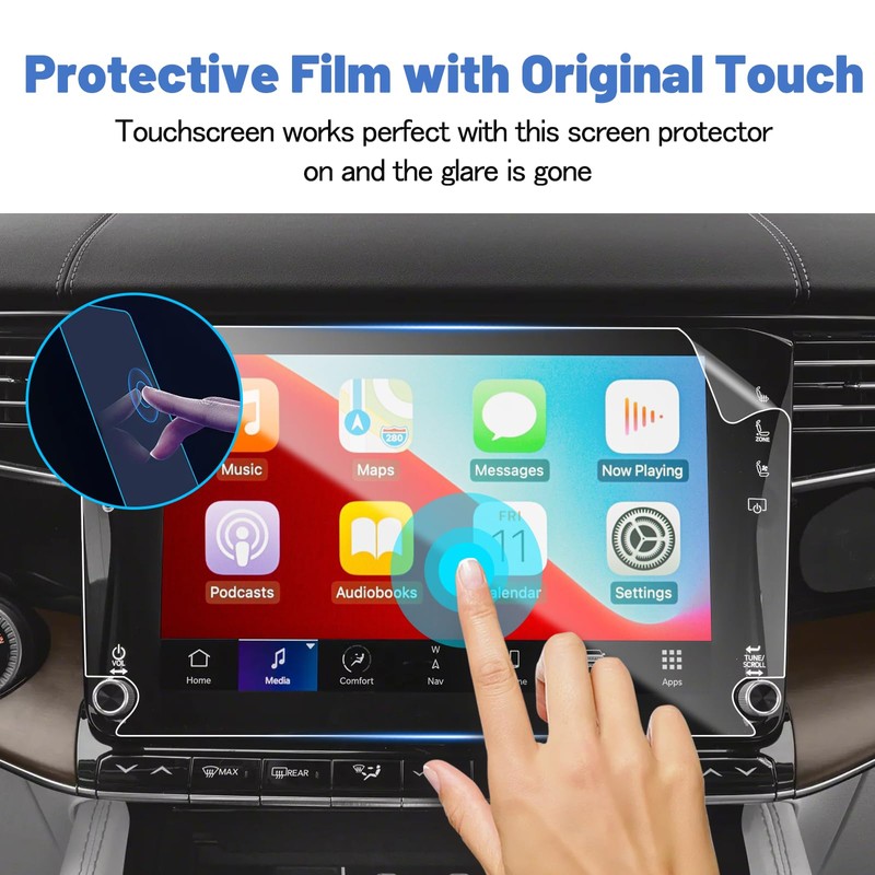 SHAOHAO 2PCS for 2024 2025 Jeep Grand Wagoneer Screen Protector