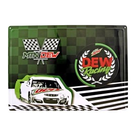 Dale Earnhardt Jr. Mountain Dew Nascar Racing Stock Car 12" x 17" Metal Sign