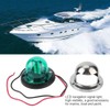1 Pair Red & Green LED Navigation Light Signal Lamp