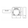 Door Contact Switch Cabinet Switch Contact Switch 2A 250V Chest