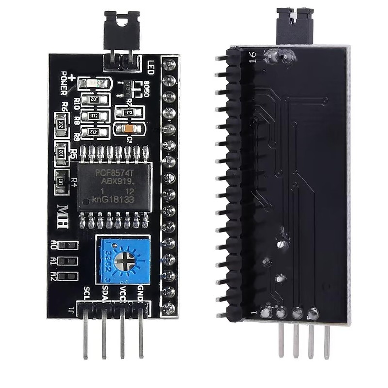 Hutomwua 5V 2004 1602 LCD Display IIC I2C Adapter IIC