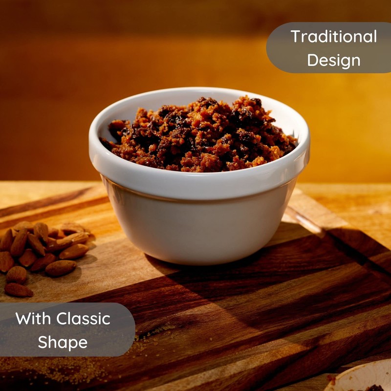 Muldale 1 Litre Pudding Basin for Steaming - Ceramic Sponge