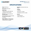 BLAUPUNKT Blaupunkt Daytona 140 Single-DIN Bluetooth Car Stereo Receiver -