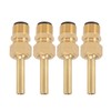 4 PCS Water Fountain Nozzles Pure Copper Large Hexagonal Direct