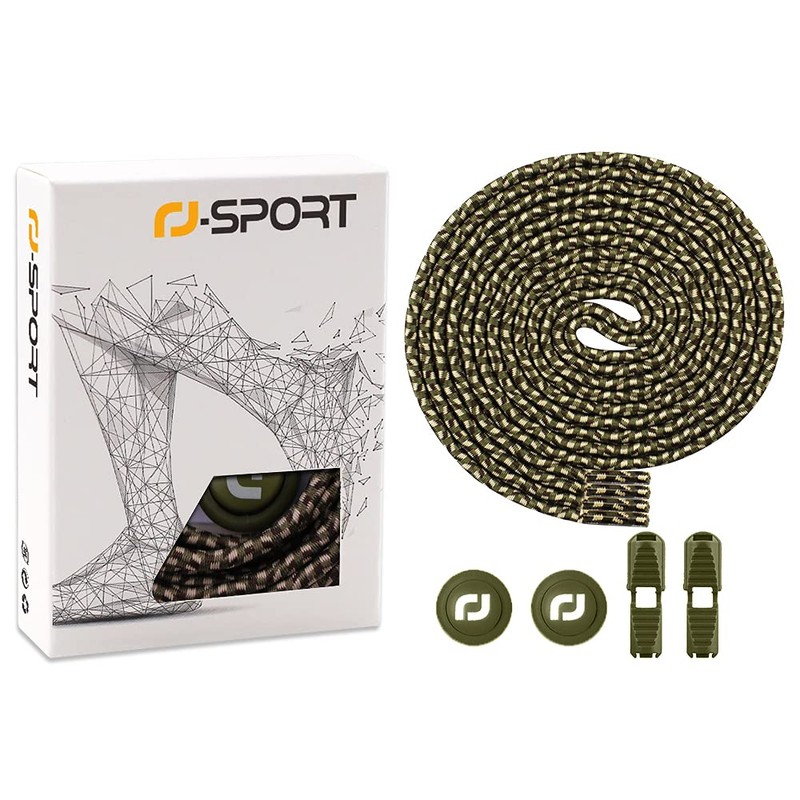 RJ-Sport No-Tie Shoelaces - Easily Put On and Take Off