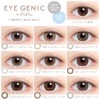 EYEGENIC(アイジェニック) by evercolor (エバーカラー) 1ヵ月/1枚入り (度あり) 【スリークブラウン】 -2.50