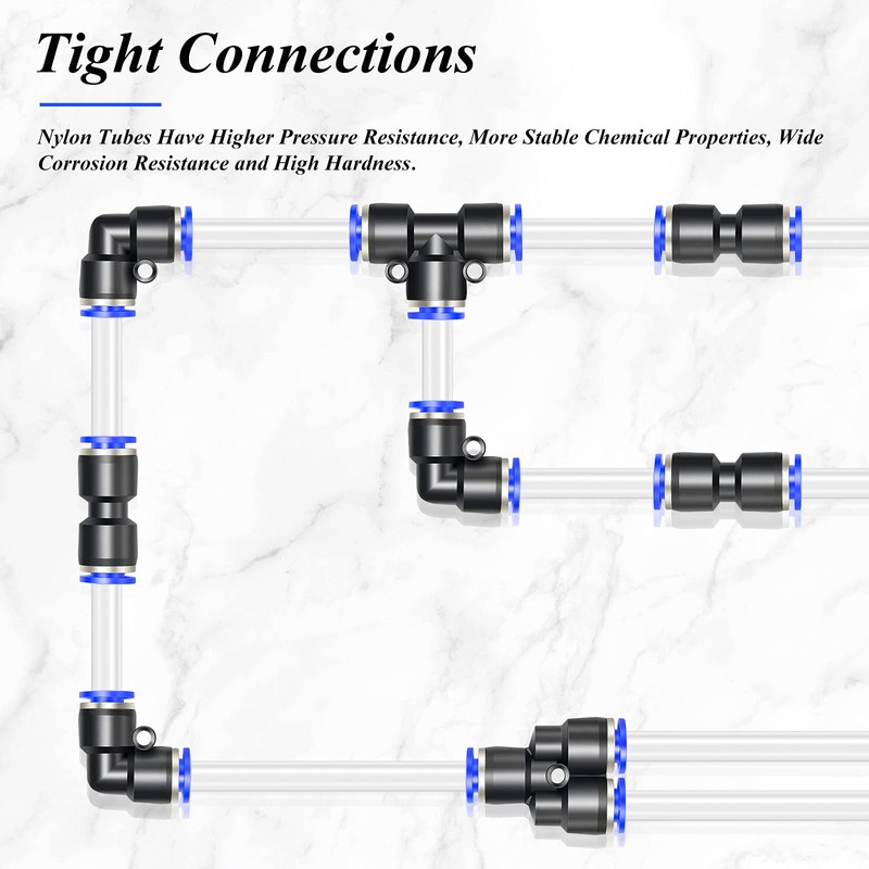 TAILONZ PNEUMATIC Air Line 1/4 inch od Pneumatic Nylon Tube