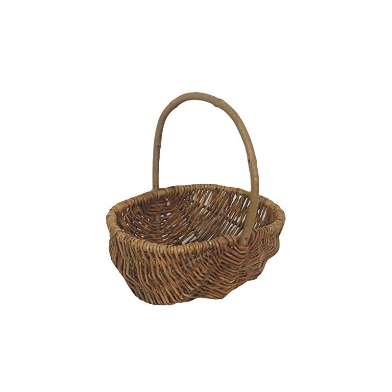 Red Hamper C071 Wicker Small Rustic Shopping Basket