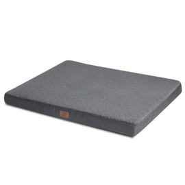 Bedsure Extra Large Dog Bed for Large Dogs Up to 100lbs - XL Orthopedic Dog Beds with Removable Washable Cover, Egg Crate Foam Pet Bed Mat, Brown