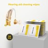 MOSSLIAN 50 Counts Hearing Aid Wipes Individually Wrapped Hearing Aid
