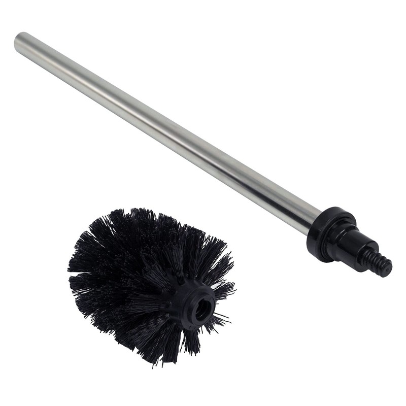 Casaphoria Stainless Steel Toilet Bowl Brush with Holder and Plunger