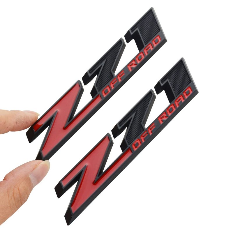 2 piezas Z71 todoterreno para maletero trasero de 5 pulgadas,