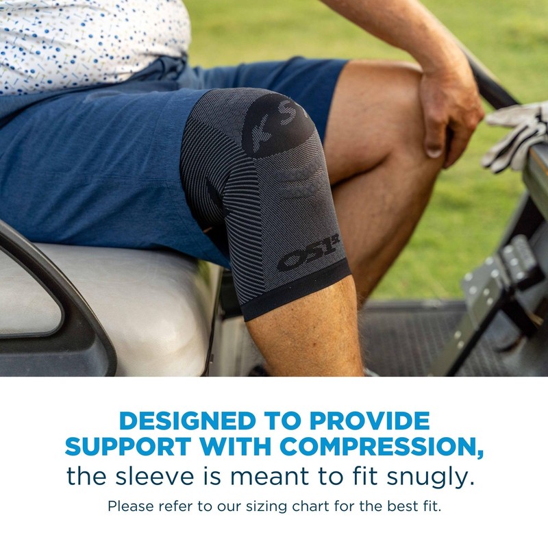 OrthoSleeve Compression Knee Brace/Sleeve for ACL, MCL, Injury Recovery, Meniscus