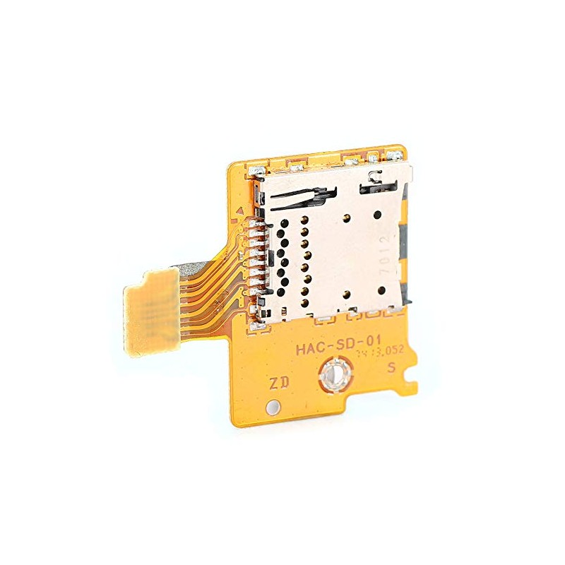 Qiilu Lector de Tarjetas Micro SD Interruptor de Repuesto Lector