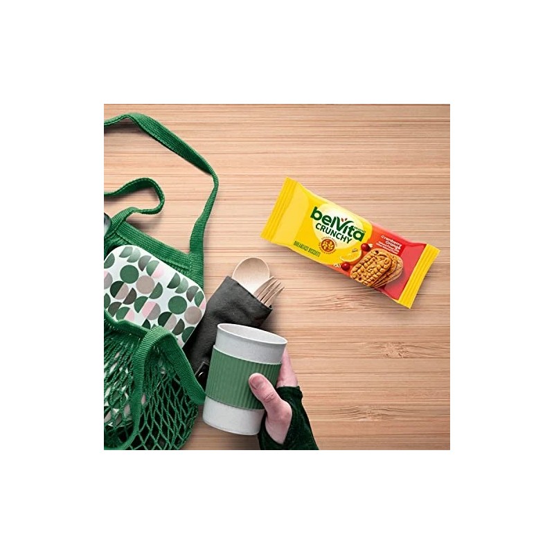 Belvita Cranberry Orange Breakfast Biscuits, 30 Total Packs, 6 Boxes