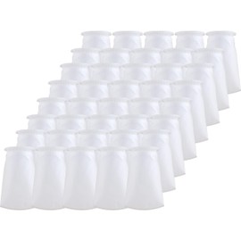 SpiroPure SP-BP-410-5 5 Micron #3 (4" x 9") Glazed Polypropylene Felt Liquid Bag Filter BP-410-5 155385-03 (Case of 40)