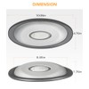besttruck 4PCS 2472-824 Oval Pillow Insert (6455-488) + Back Mount