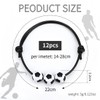 Pack of 12 Football Bracelets with Adjustable Woven Cord, Football