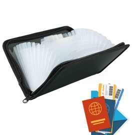 Receipt Organiser,Receipt Folder,13 Pockets Coupon Expending Files,Small File Folder Organiser,for Organizing Receipts,Coupons and Small Documents At Home,Office Or Store