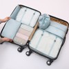 7 Piece Packing Cubes Set High Capacity Multifunction Foldable Luggage