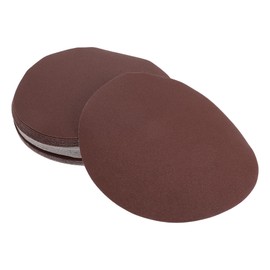 INFINAUTO Sanding Discs, 9" 120 Grit Automotive Repair Round Hook and Loop Sandpaper Aluminum Oxide, Paper Base Red, 30 Pcs