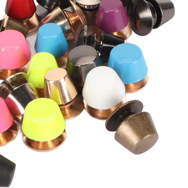 26pcs Screwback Studs Nailheads Lightweight Rust Proof Zinc Alloy Flat