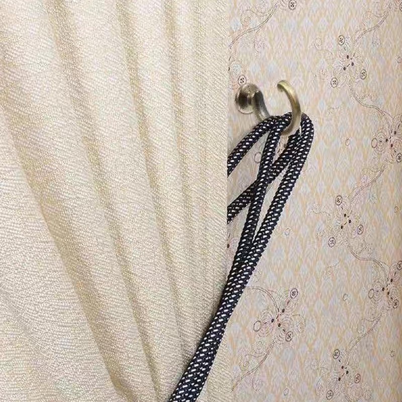 Curtain Tie Backs Hooks, Gold Tie Backs for Curtains, Vintage