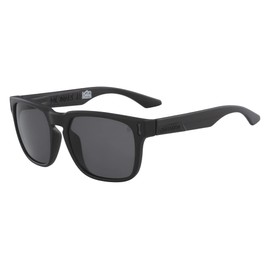 Dragon Unisex Monarch Sunglasses - Matte Black H2O Frame | LL Smoke Polar Lens