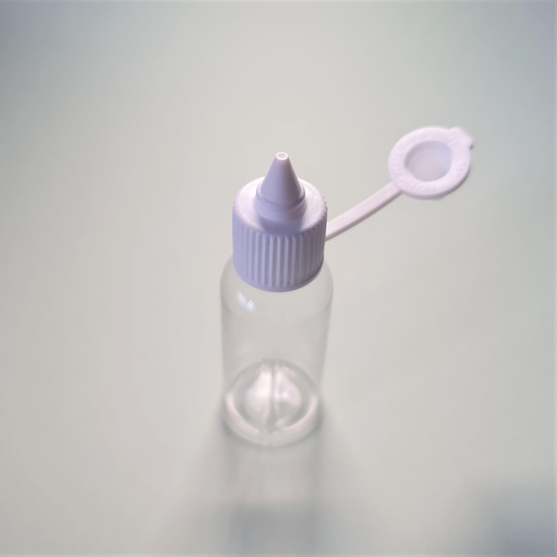 SHC Web 10 x 15ml Clear Plastic Dropper Bottle -