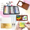 NlsqEU Mini Watercolour Set, Watercolour Paints Watercolour Set, Mini Portable