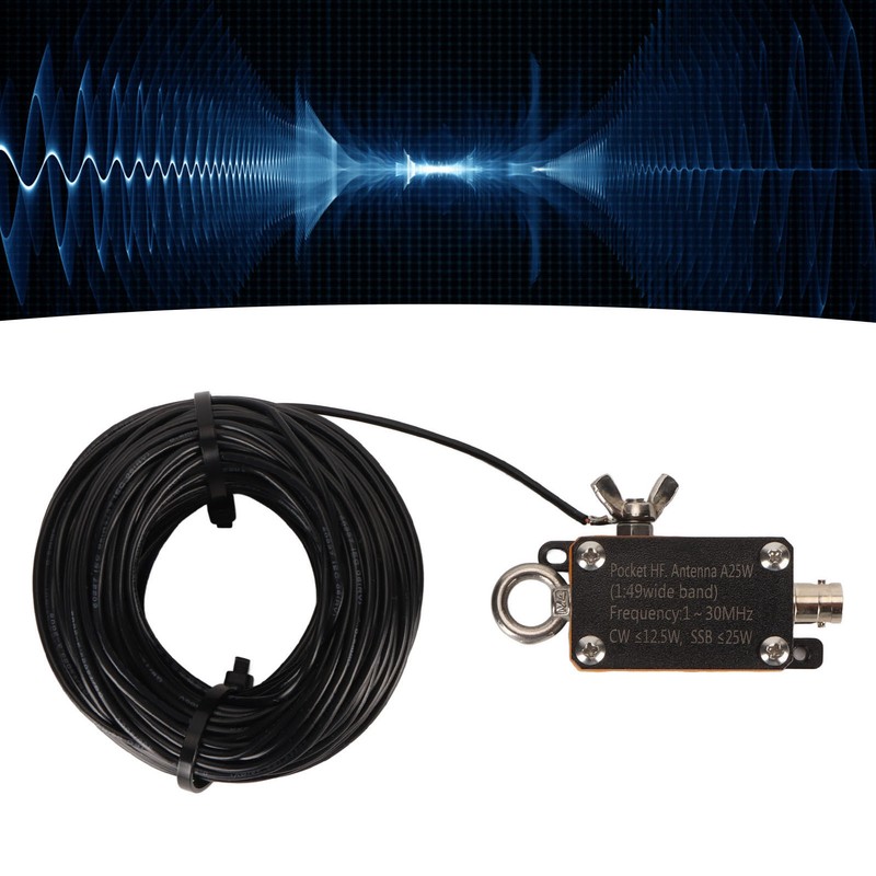 Portable HF End Fed Antenna 1‑30MHZ FE8 CW SSB 1:49