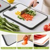 Stainless Steel Cutting Boards, Double Sided Cutting Board for Kitchen,