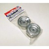 RCECHO Tamiya RC Model Matte Plated Silver Dish Wheels (26mm