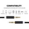 Todlinkoc 3.5mm Stereo Audio Cable Nylon Braided Auxiliary Aux Cord
