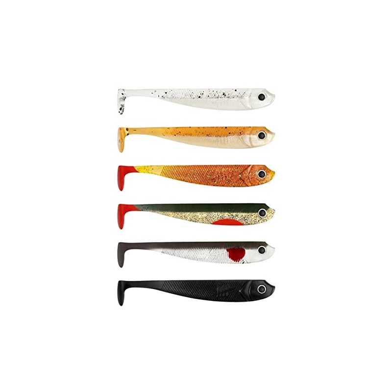 Lieblingsköder Rubber Fish 6 cm – 6 Fishing Lures, Colour