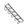 NOENNULL Wall Mounted Wine Racks Metal Wine Storage Shelf Wine