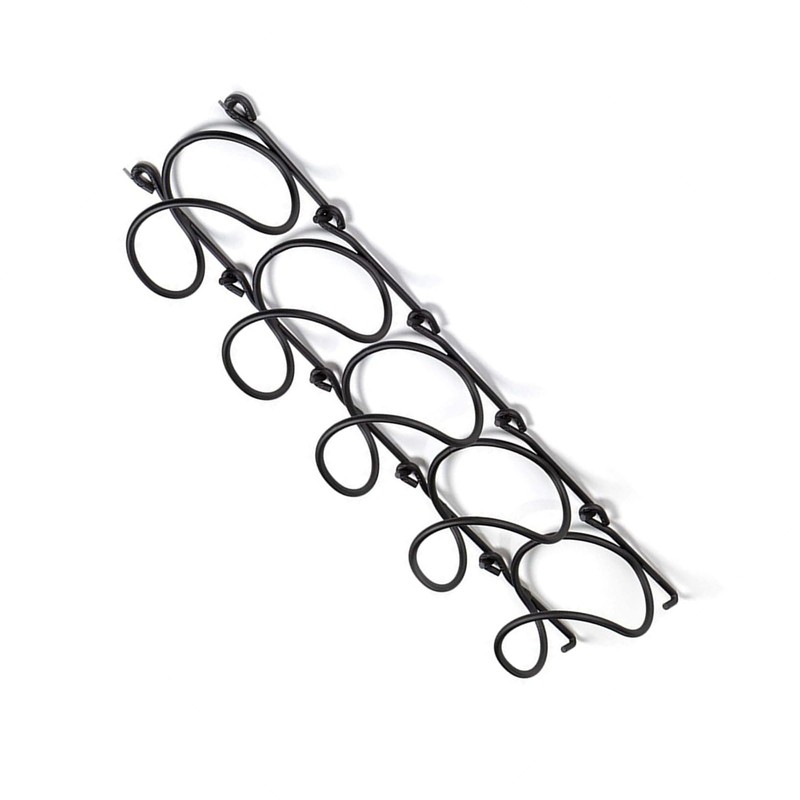 NOENNULL Wall Mounted Wine Racks Metal Wine Storage Shelf Wine