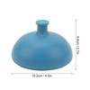 Blue Silicone Palm Chest Percussion Cup Pressure Drum Massage Chest