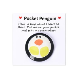 Pocket Penguin Token Gifts for Mom Dad Mother's for Women Men Son Daughter Birthday Graduation Gift for Friends Inspirational Gifts for Sister Bestie Long Distance Relationship Gift