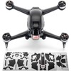 WRAPGRADE Skin Compatible with DJI FPV (Stealth Black)