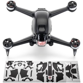 WRAPGRADE Skin Compatible with DJI FPV (Stealth Black)