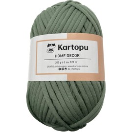 Knaul Textile Yarn 200 g Approx. 120 m LL.- Choice of Colours - Even Dyeing - Slightly Elastic and Dimensionally Stable Thanks to Special Processing - Jersey Yarn Ideal for Cushions, Blankets, Bags -