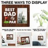 NGAEAK Best Dad Golf Gifts From Daughter Son, Rustic Best